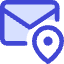 Postcode Pin Icon from Core Duo Set