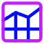 Analytics Graph Net Icon from Core Neon Set