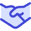 Business Handshake Icon from Core Duo Set