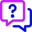 Faq Frequently Asked Questions Icon from Core Neon Set