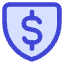 Security Shield Icon from Core Duo Set