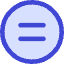 Equal Sign Circle Icon from Core Duo Set