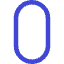 Number Zero Icon from Core Duo Set