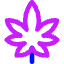 Cannabis Icon from Core Neon Set
