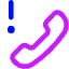 Call Alert Icon from Core Neon Set