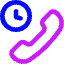 Call Time Duration Icon from Core Neon Set