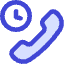 Call Time Duration Icon from Core Duo Set