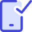 Phone Check Confirm Icon from Core Duo Set