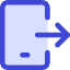 Phone Send To Mobile Icon from Core Duo Set