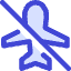 Airplane Disabled Icon from Core Duo Set