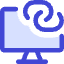 Desktop Personal Hotspot Icon from Core Duo Set