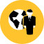 Businessman Globe Icon from Kameleon Pop - Free Set