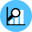 Graph Magnifier Icon from Kameleon Pop - Free Set