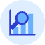 Graph Magnifier Icon from Kameleon Duo - Free Set