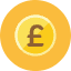 Pounds Coin Icon from Kameleon Colors - Free Set