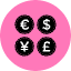 Currencies Icon from Kameleon Pop Set