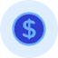 Dollar Coin Icon from Kameleon Duo Set