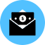 Money Letter Icon from Kameleon Pop Set