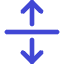 Arrow Align From Center Icon from Core Duo Set