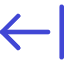 Arrow Left Return Icon from Core Duo Set