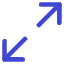 Line Arrow Expand Diagonal 1 Icon from Core Duo Set