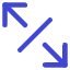 Line Arrow Expand Diagonal 4 Icon from Core Duo Set
