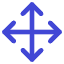 Line Arrow Move Icon from Core Duo Set