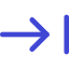 Line Arrow Move Right 1 Icon from Core Duo Set