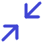 Line Arrow Shrink Diagonal 1 Icon from Core Duo Set