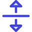 Triangle Arrow Align From Center Icon from Core Duo Set