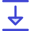 Triangle Arrow Align Move Down Bottom Icon from Core Duo Set