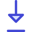 Triangle Arrow Move Down 1 Icon from Core Duo Set
