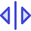 Triangle Arrow Move Horizontal Icon from Core Duo Set
