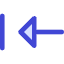 Triangle Arrow Move Left 1 Icon from Core Duo Set