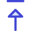 Triangle Arrow Move Up 1 Icon from Core Duo Set