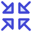 Triangle Arrow Shrink Icon from Core Duo Set