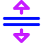 Triangle Arrows Expand Icon from Core Neon Set