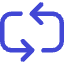 Line Arrow Reload Horizontal 3 Icon from Core Duo Set