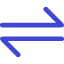 Line Arrow Transfer Horizontal 1 Icon from Core Duo Set