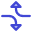 Triangle Arrow Dodge 2 Icon from Core Duo Set