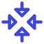 Triangle Arrow Point Center Icon from Core Duo Set