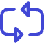 Triangle Arrow Reload Horizontal 3 Icon from Core Duo Set