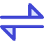 Triangle Arrow Transfer Horizontal 1 Icon from Core Duo Set
