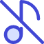 Music Note Off 1 Icon from Core Duo Set