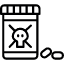 Pills Poison icon - Free transparent PNG, SVG. No sign up needed.