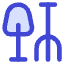 Shovel Rake Icon from Core Duo Set