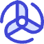 Wind Energy Icon from Core Duo Set