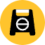 Block Sign Icon from Kameleon Pop Set