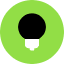 Light Bulb Icon from Kameleon Pop Set