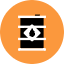 Oil Barrel Icon from Kameleon Pop Set